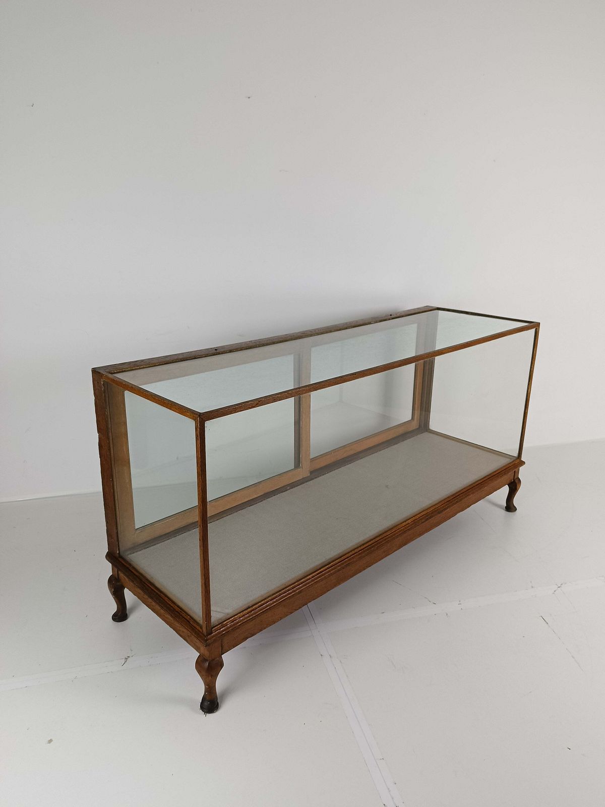 Antique Large Glass Dispay Cabinet / Shop Counter photo Furniture