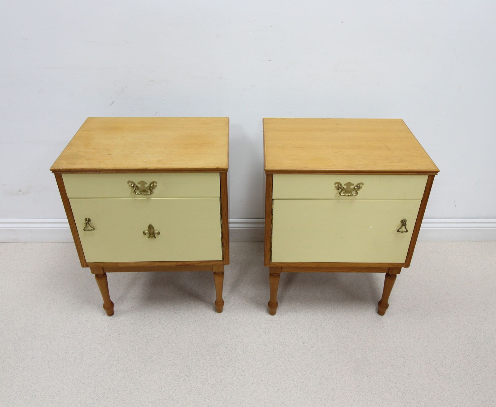 Pair Of Mid Century Alfred Cox Bedside Cabinets photo furniture