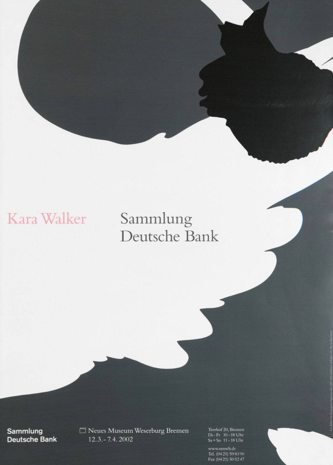 Authentic Kara Walker Exhibition Poster   Swan   Wall Art Original Museum Print Black Female Artist Poc