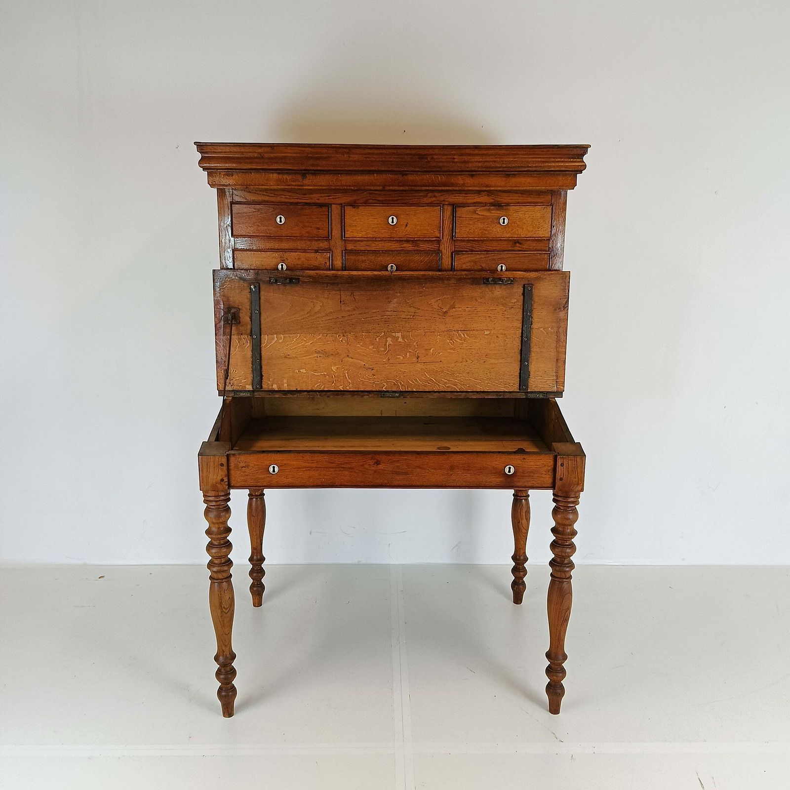 photo furniture Stunning Antique One Of A Kind Notary Desk With Working Safe Bell
