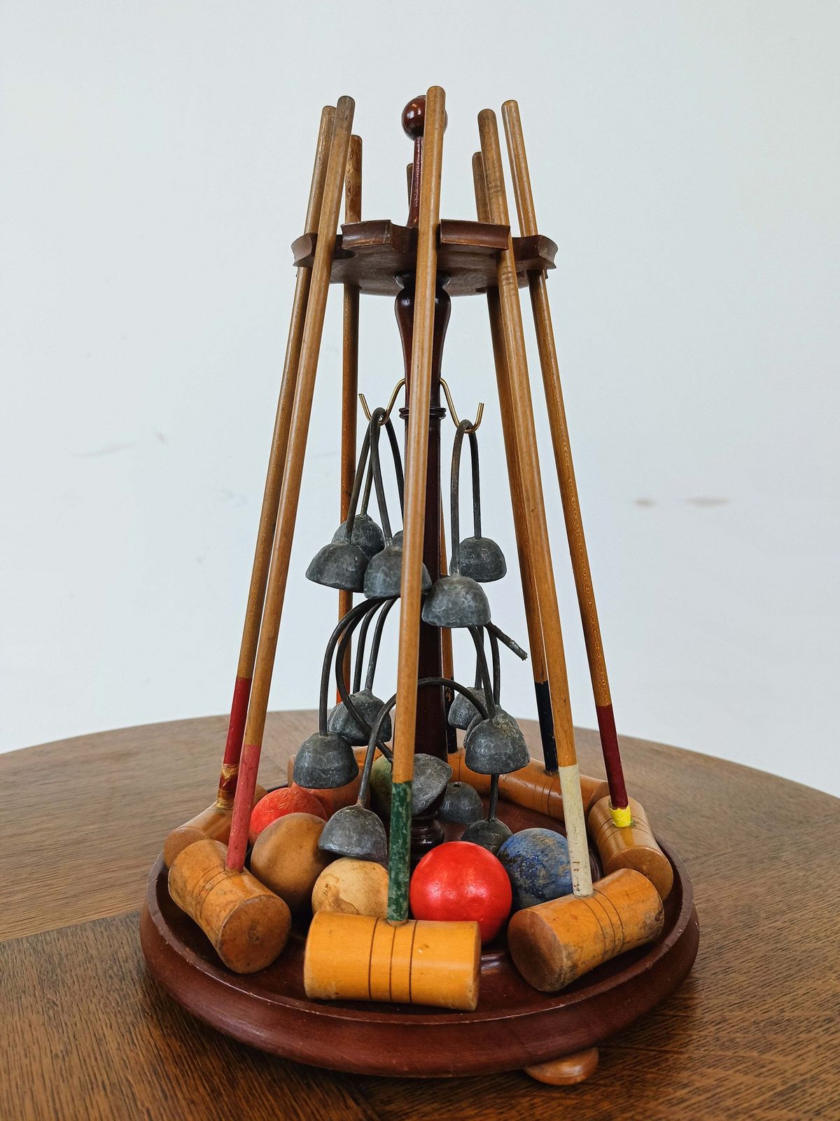 Table Miniature Croquet Set photo furniture