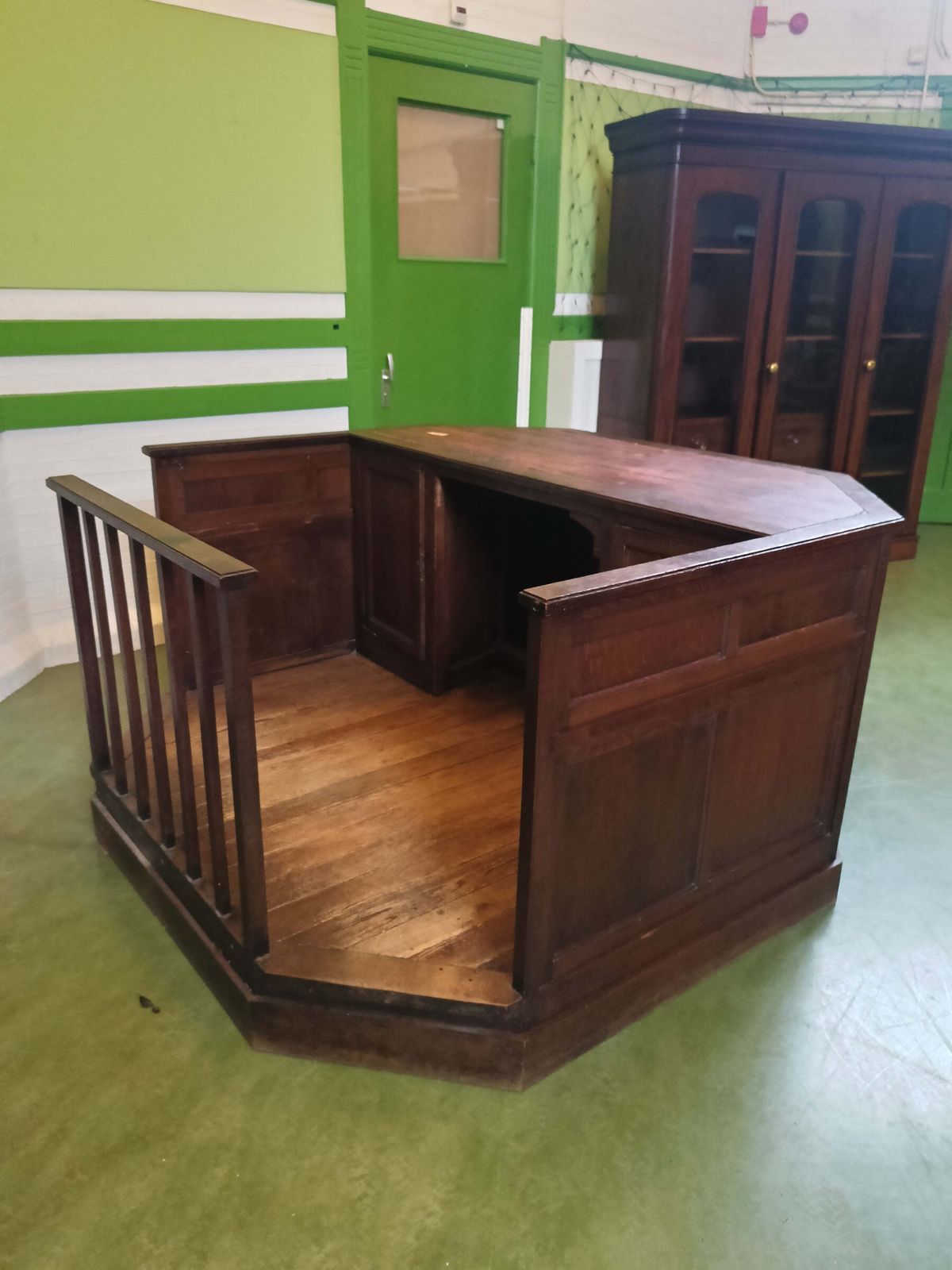 Antique Court Speaking Desk, 1800s photo vintage