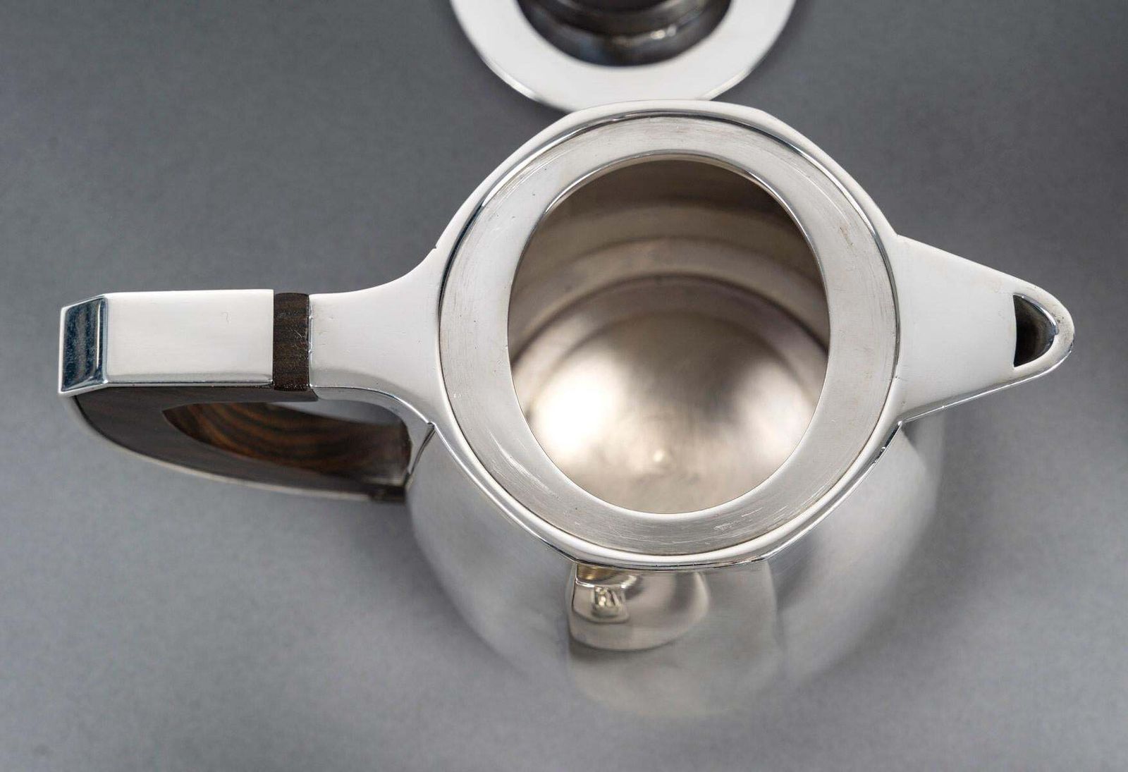 photo buy Jean E Puiforcat Tea And Coffee Set 4 Pieces Art Deco Silver Circa 1930
