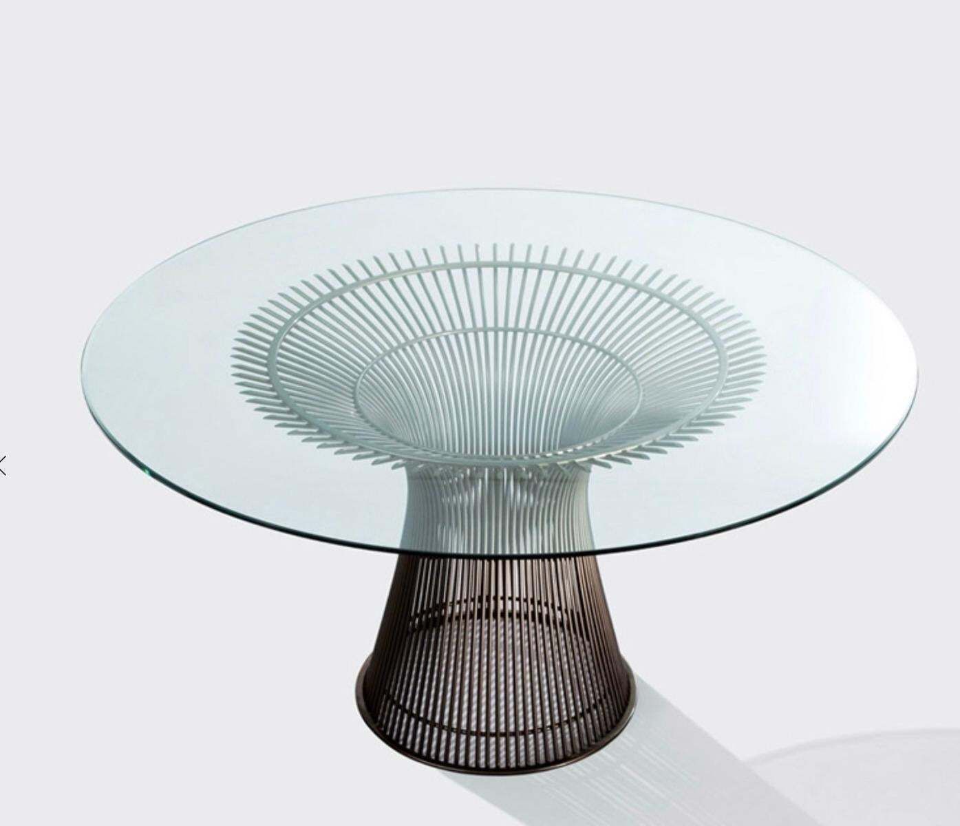 Warren Platner Designer & Editor Knoll International Table Top Wood 3716t photo furniture