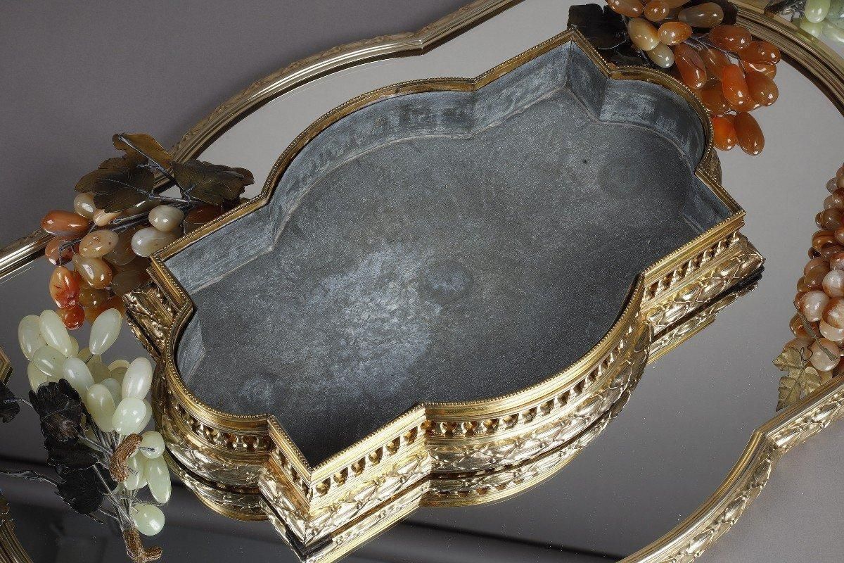 photo furniture Tetard   Centerpiece 3 Parts And Its Planter In Xixth Vermeil