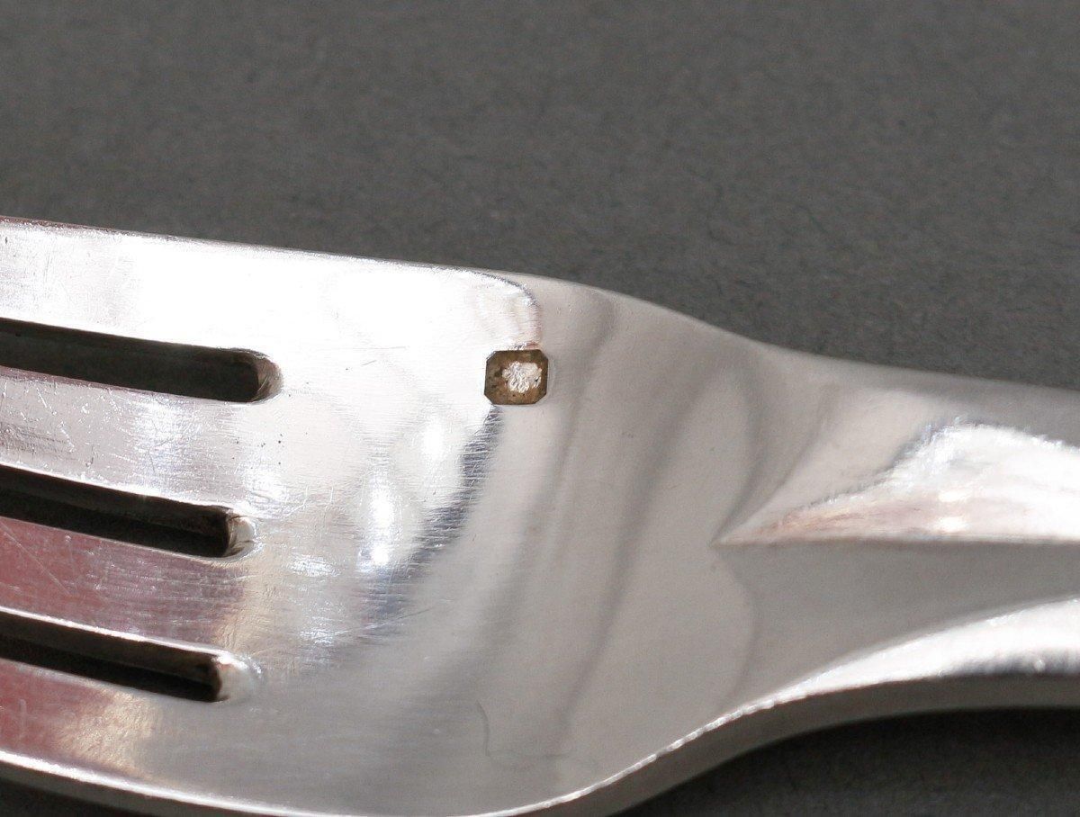 Fjerdingstad – Flatware In Sterling Silver 78 Art Deco Piecesflag photo vintage