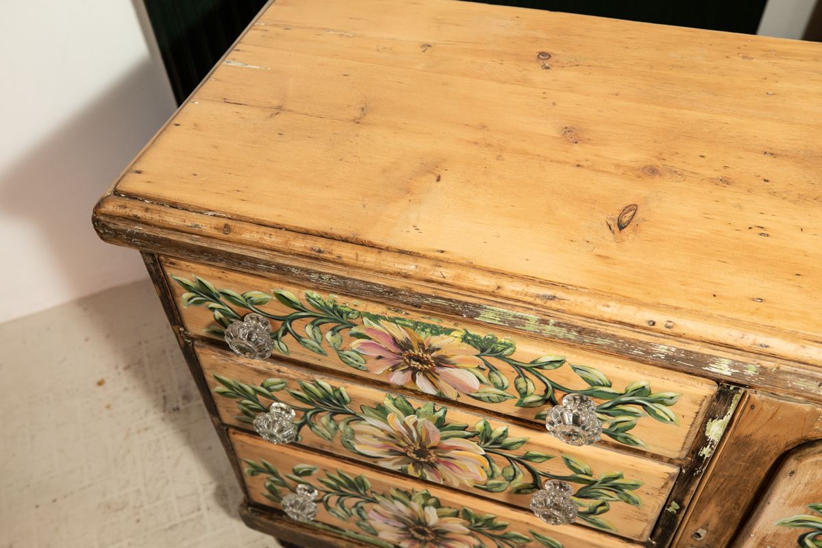 photo buy Victorian Pantry, Larder, Kitchen Circa 1840 With Hand Painted, One Off Design