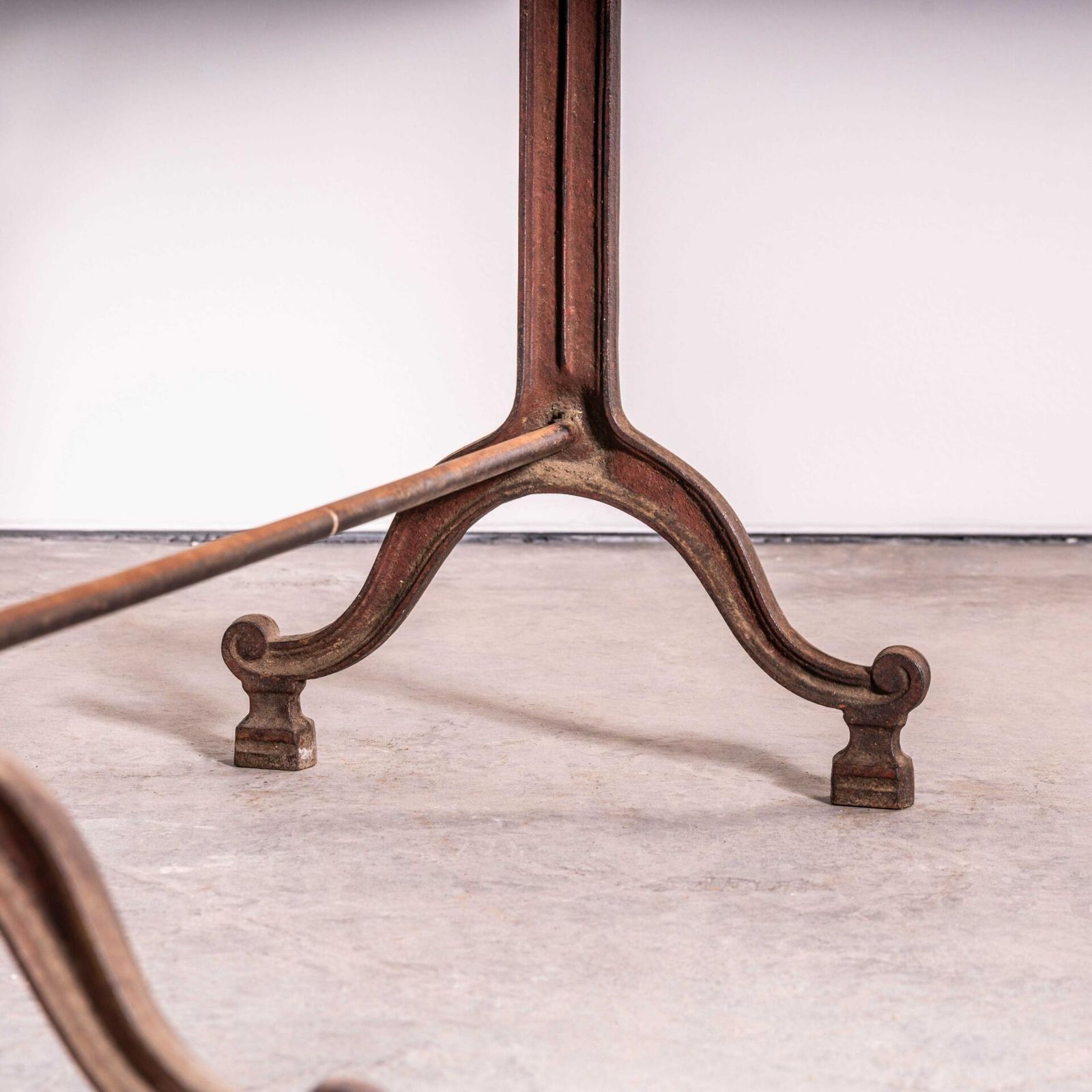 1920’s Original French Intricate Relief Cast Base Table photo Furniture