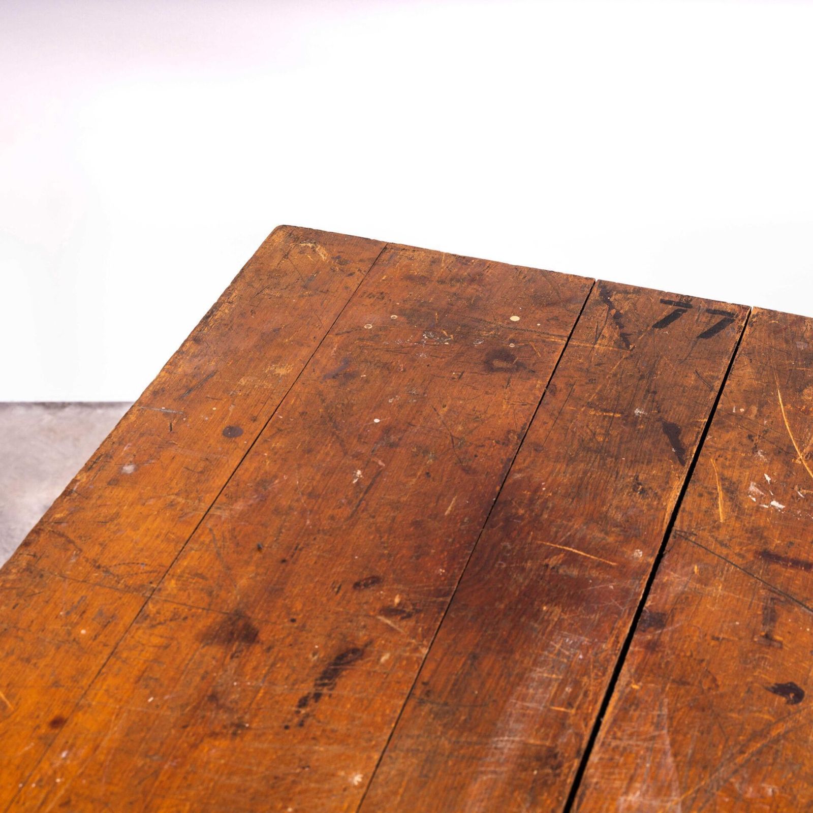 1930’s French Original Cast Base Small Dining Table photo Furniture
