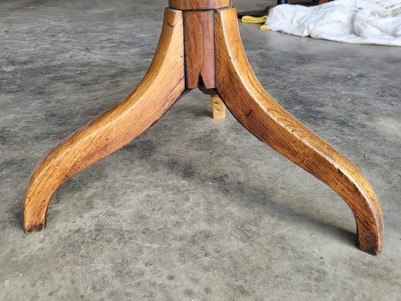 Antique Georgian Square Tripod Occasional Side Dining Table photo buy