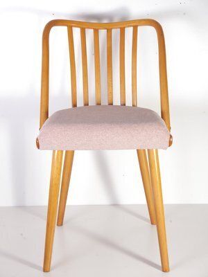 Mid Century Pink Chair By A. Suman For Cesky Nabytek, Former Czechoslovakia, 1960s photo buy