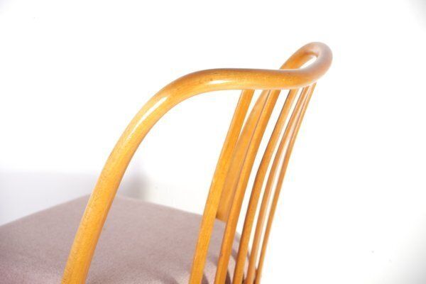 photo for sale Mid Century Pink Chair By A. Suman For Cesky Nabytek, Former Czechoslovakia, 1960s