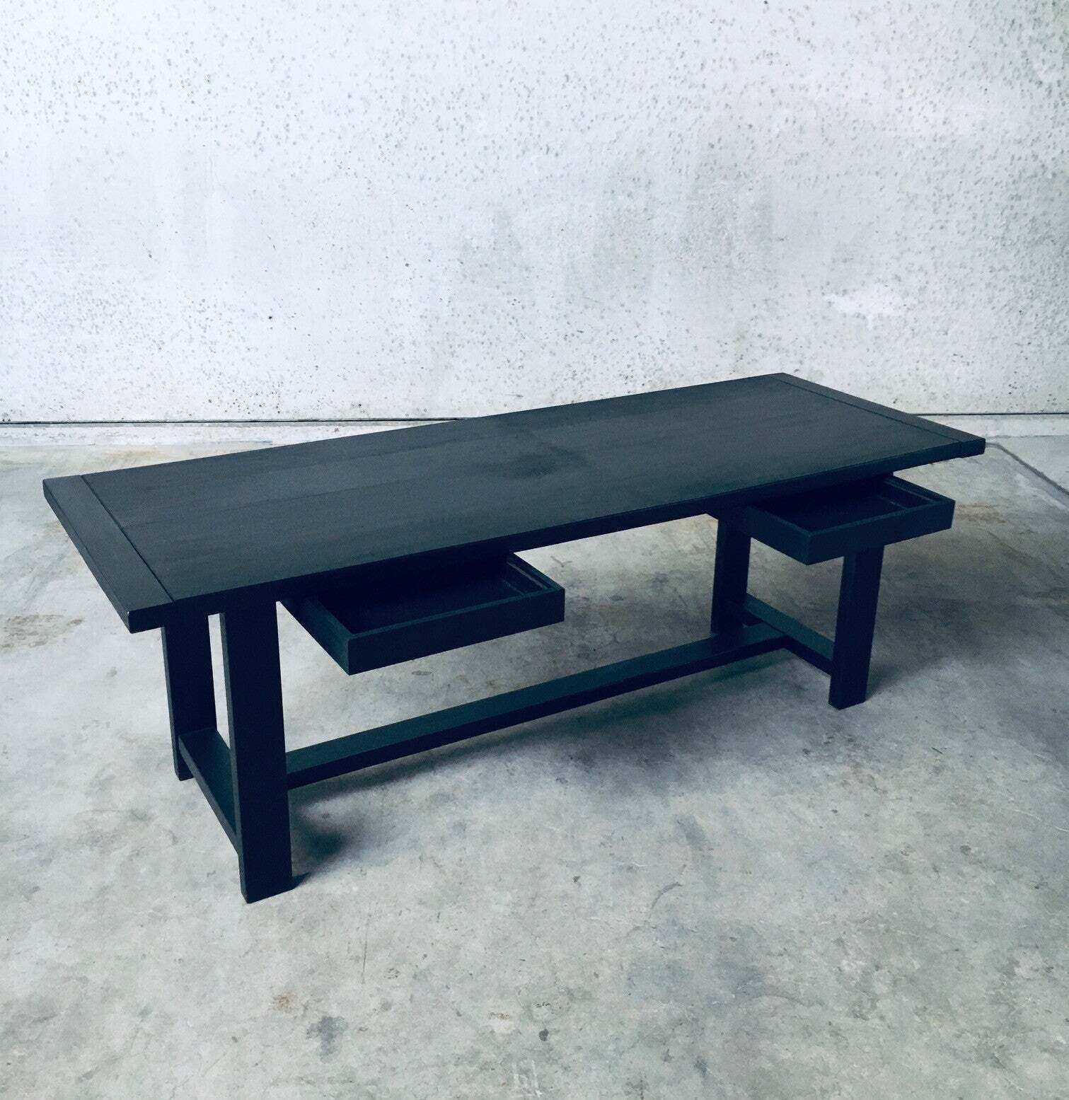 photo furniture Midcentury Modern Design Dining Table / Desk By J. Batenburg For Mi, Belgium 1969