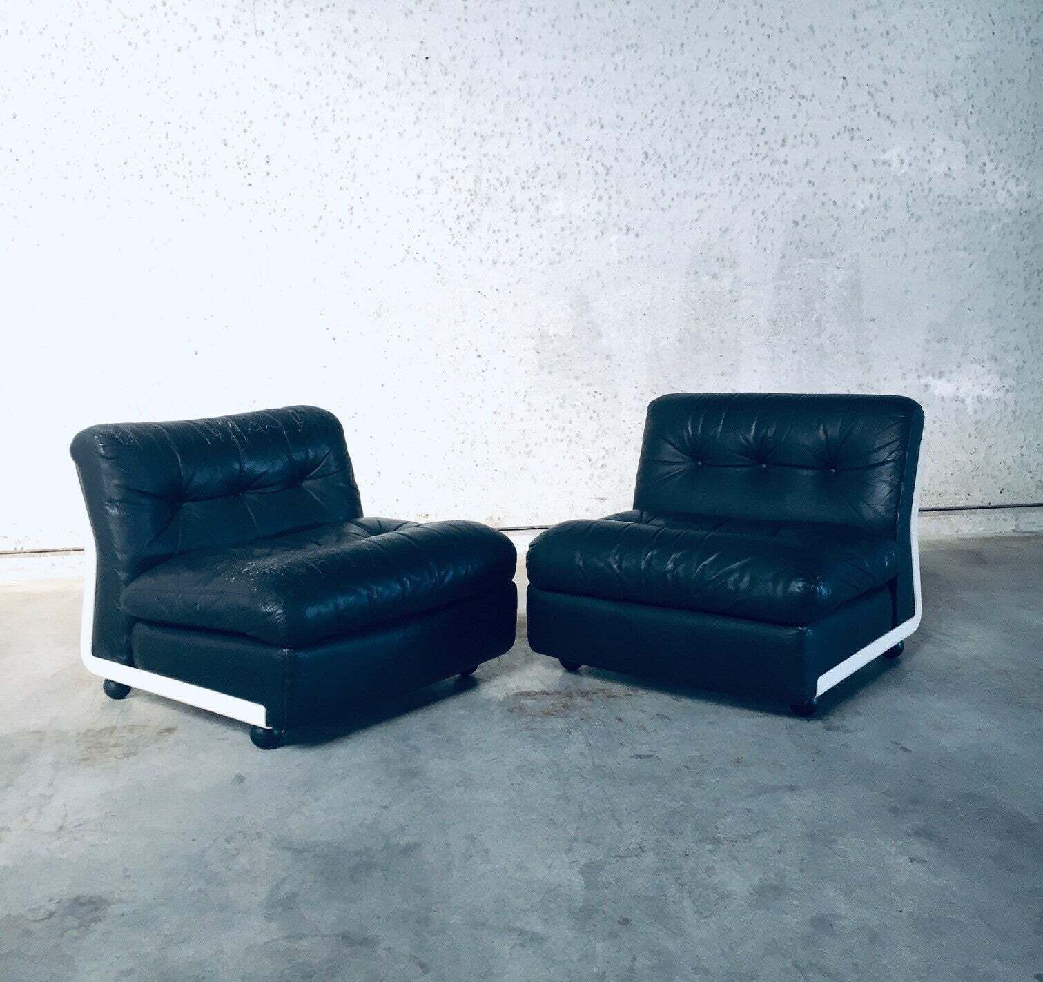 photo furniture 1970's Midcentury Modern Design Amanta Modular Sofa By Mario Bellini For B&B Italia