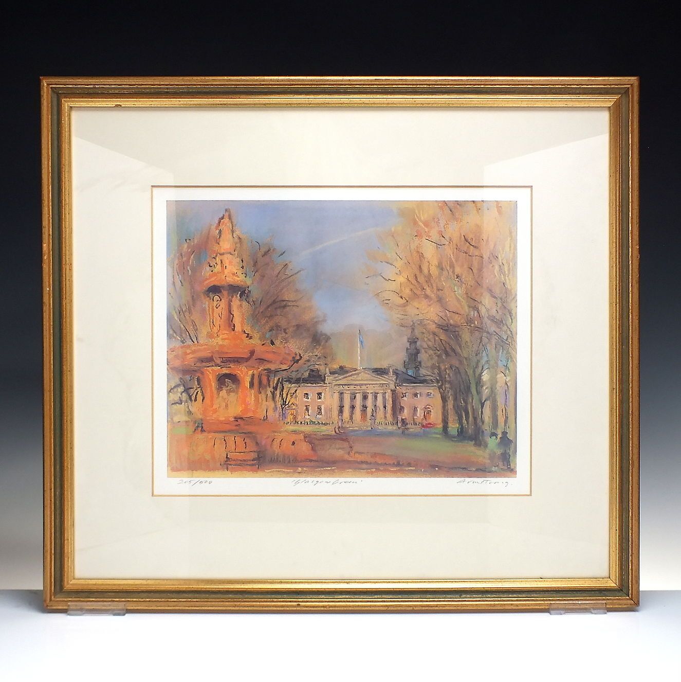 Glasgow Green By Anthony Armstrong, Scottish B1935, Limited Edition Print 205/500 Lower Right