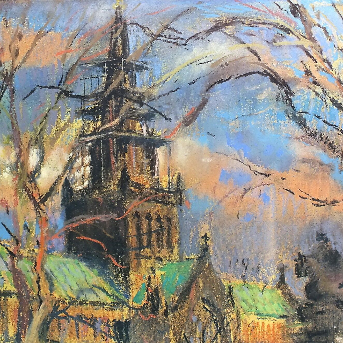 Glasgow Cathedral By Anthony Armstrong, Scottish B1935, Limited Edition Print 205/500 Lower Right, photo 75.0