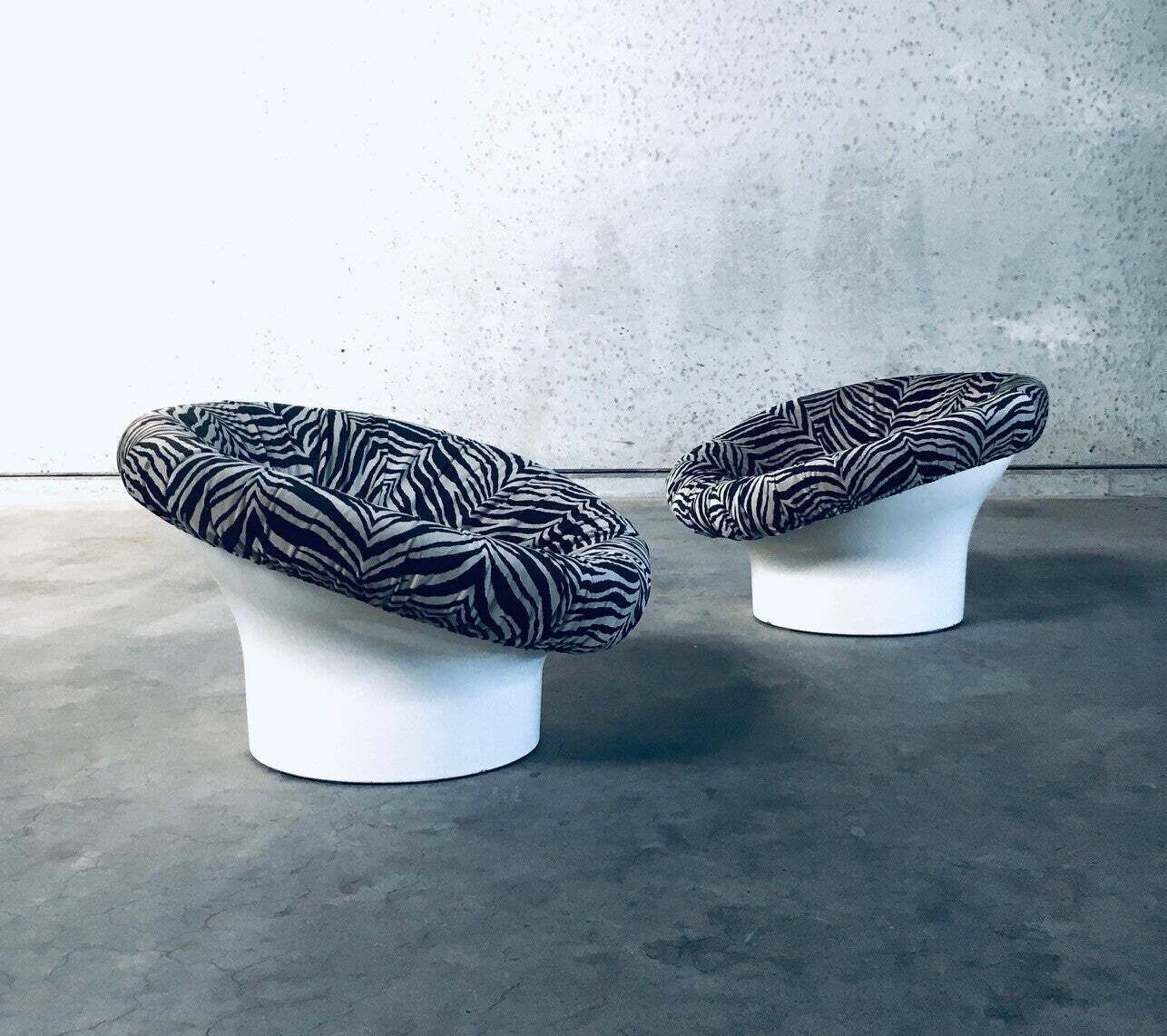 Space Age Design Krokus Pod Lounge Chairs Van Lennart Bender Voor Dux, Zweden 1968