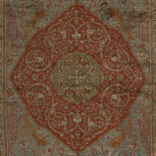 6.6x11.5 Ft Rare Antique Double Sided "Angora" Wool Oushak Rug, Ca 1890 photo furniture