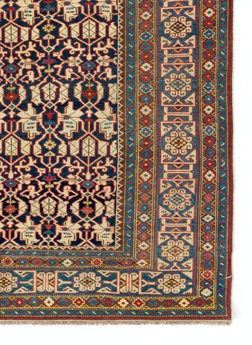 4.2x5.8 Ft Fine Antique Caucasian Kuba Konaghend Rug, Dated 1867 photo 5199.0