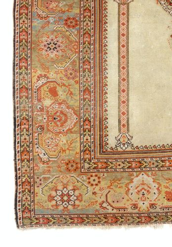 4x5.6 Ft Antique Turkish Ghiordes 'Gordes' Prayer Rug, Ca 1880 photo Textiles