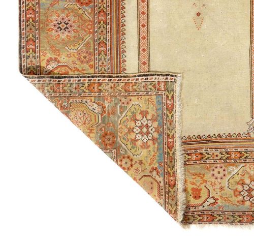 4x5.6 Ft Antique Turkish Ghiordes 'Gordes' Prayer Rug, Ca 1880 photo 3299.0