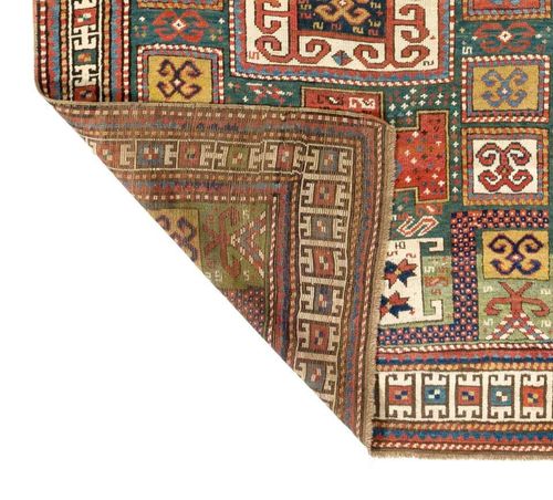 4.2x8.6 Ft Antique Caucasian Karatchoph Kazak Rug, Circa 1875 photo 4335.0