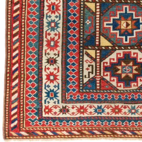 4x8 Ft Antique Caucasian Gendje Rug, Circa 1875 photo Textiles
