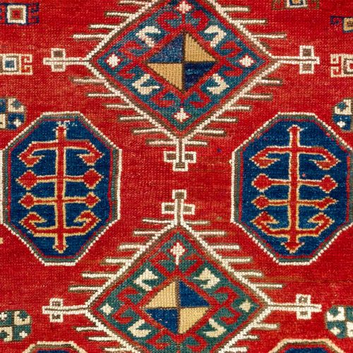 3.5x4 Ft Rare Antique Caucasian Borchalo Kazak Prayer Rug, Circa 1875 photo furniture