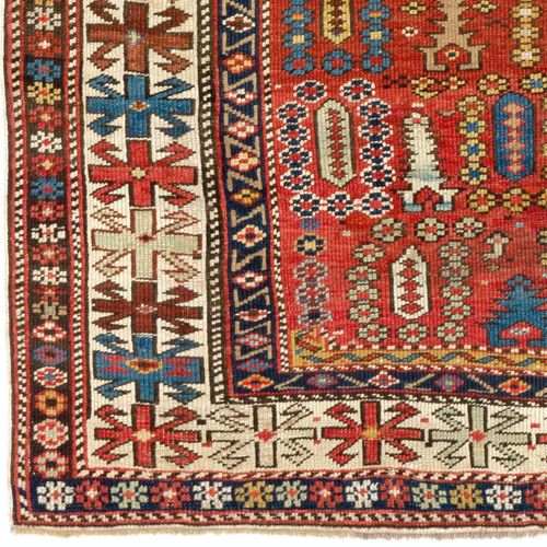 3x4.8 Ft Antique Caucasian Shirvan Prayer Rug photo Textiles
