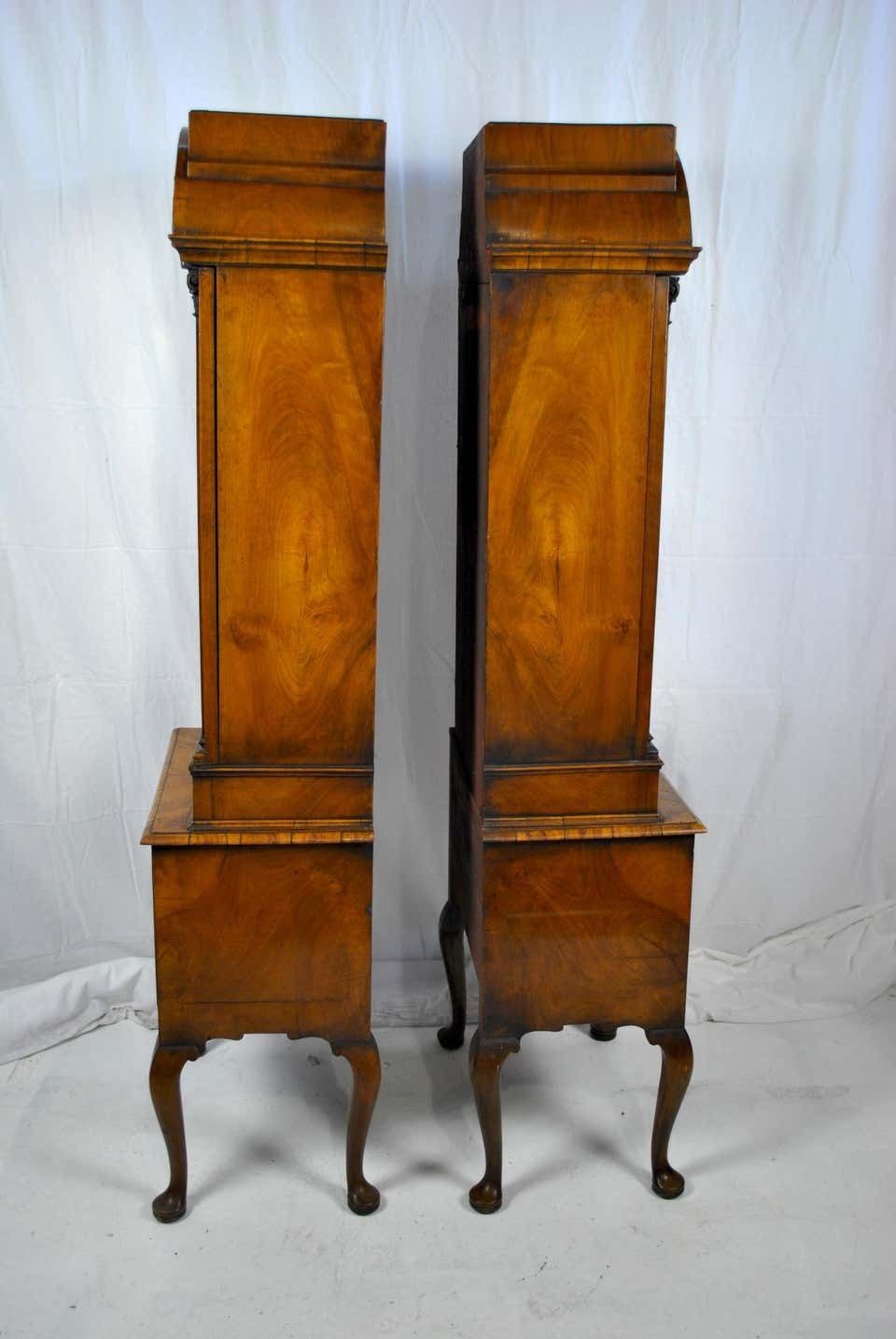 Pair Of 18th Century Queen Anne English Cabinets, 1712 photo for sale
