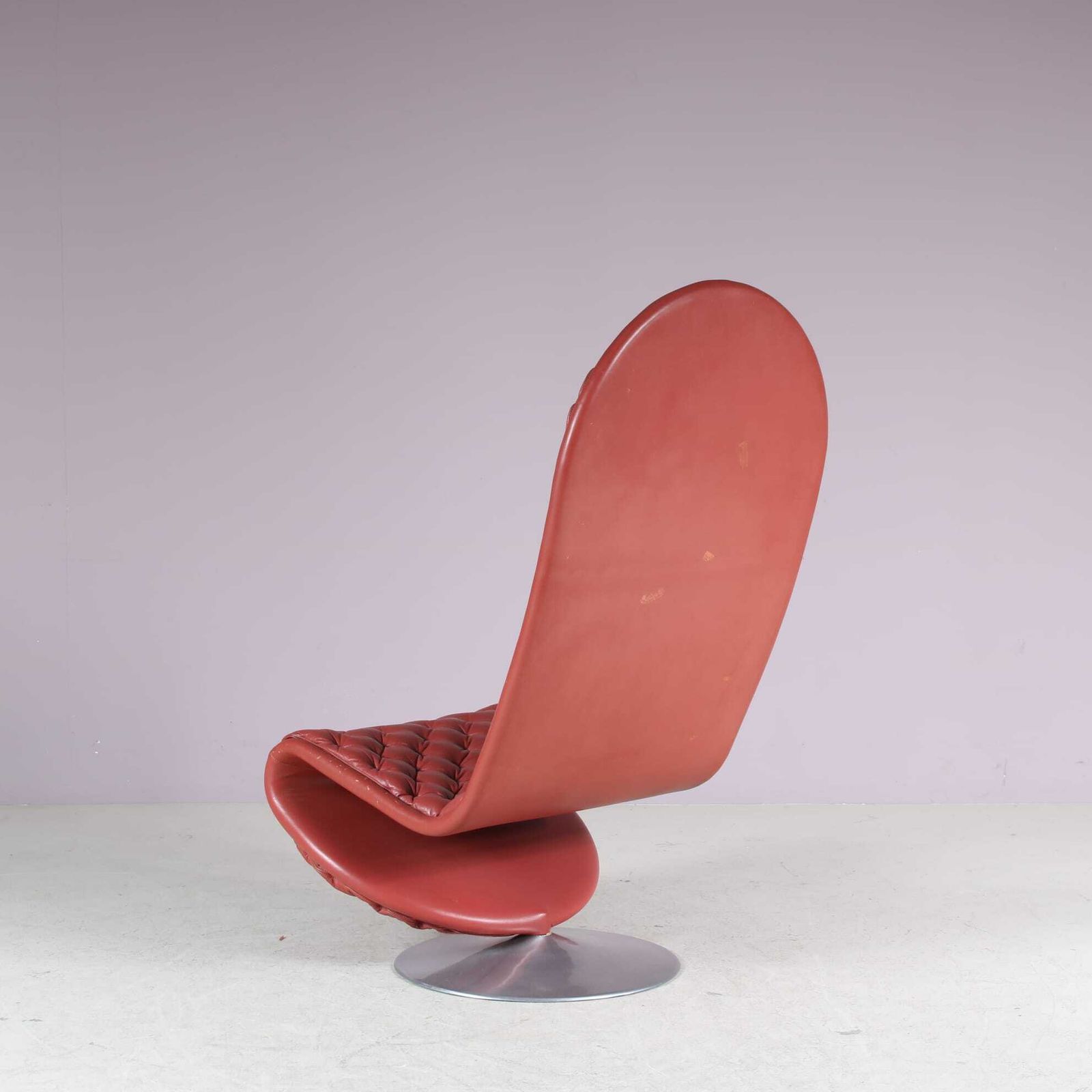 1970s Highback “1 2 3” Chair By Verner Panton For Fritz Hansen, Denmark photo buy