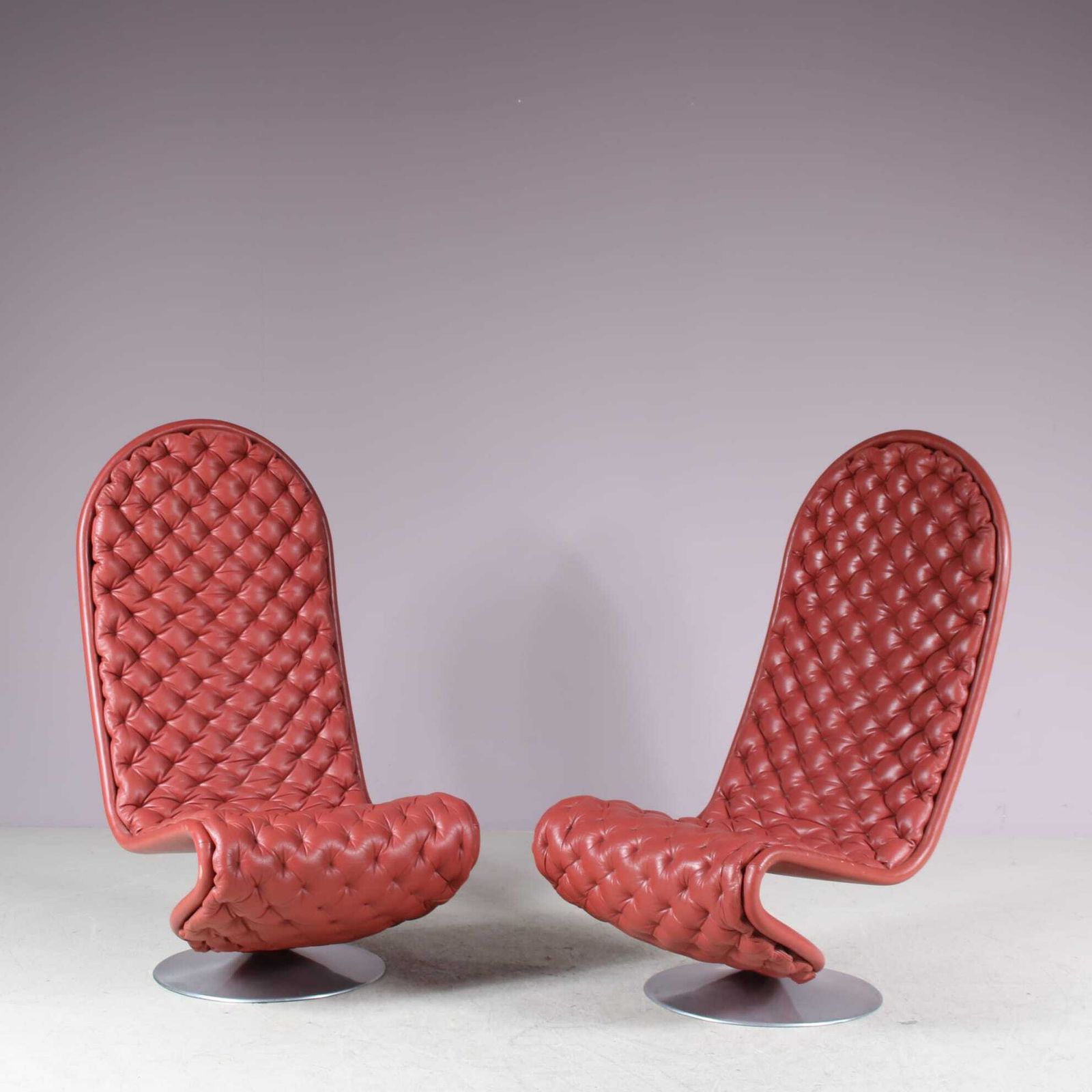 Furniture 1970s Highback “1 2 3” Chair By Verner Panton For Fritz Hansen, Denmark photo