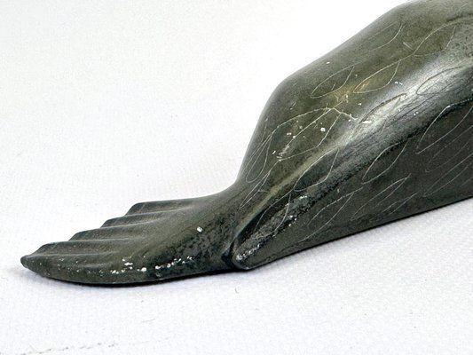 Inuit Art Seal Sculpture By Sarah Meeko Nastapoka, 1950s photo for sale