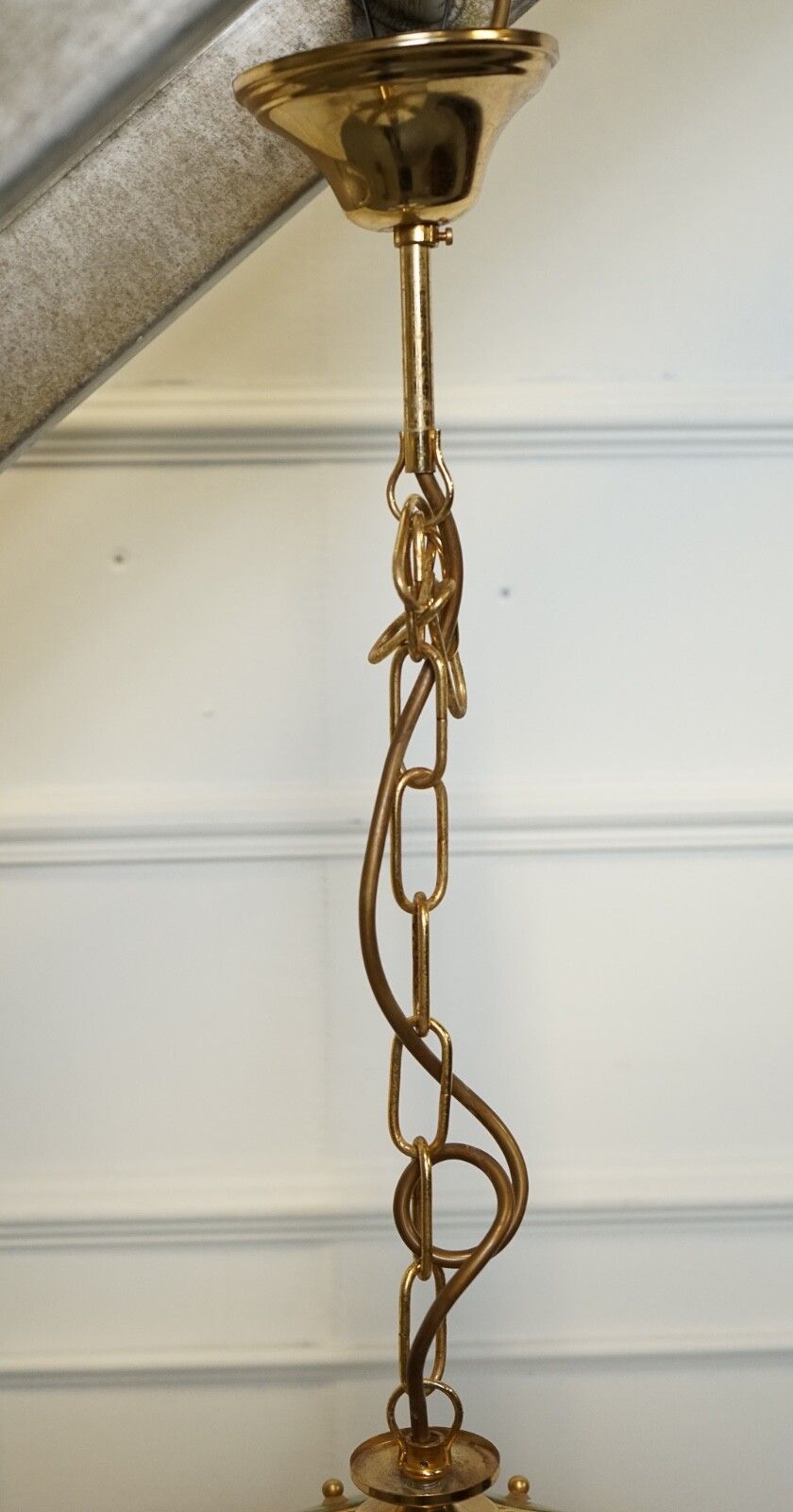 850.0 Lovely Italian Art Deco Style Chandelier Lamp photo