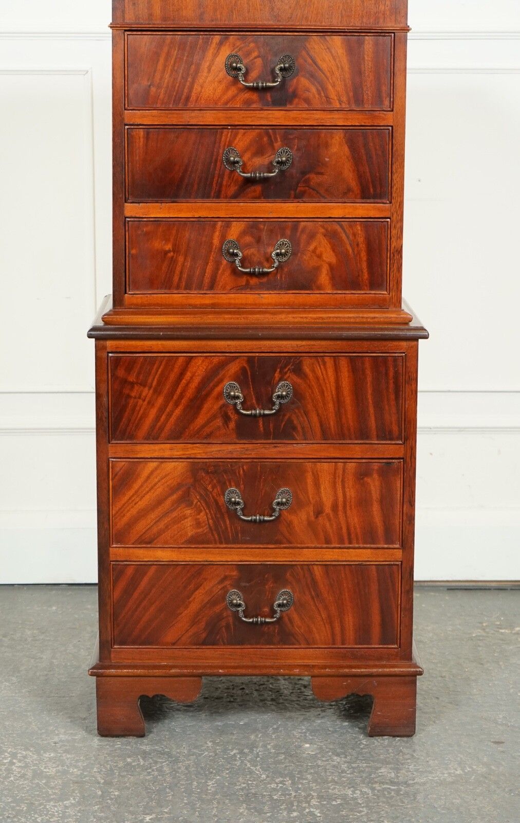 Vintage Georgian Style Tallboy With 6 Drawers With Lots Of Storage Space photo buy