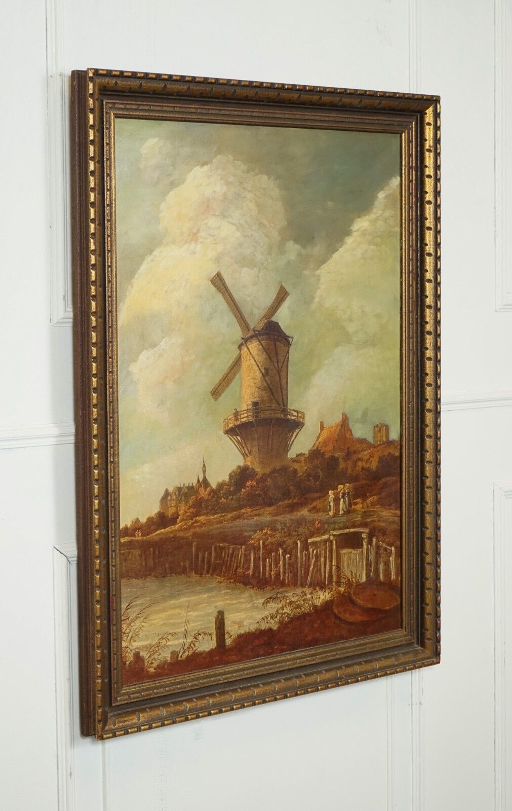 Painting After Jacob Van Ruisdael The Mill Wijk Bij Duurstede Dutch 1628 1682 photo for sale