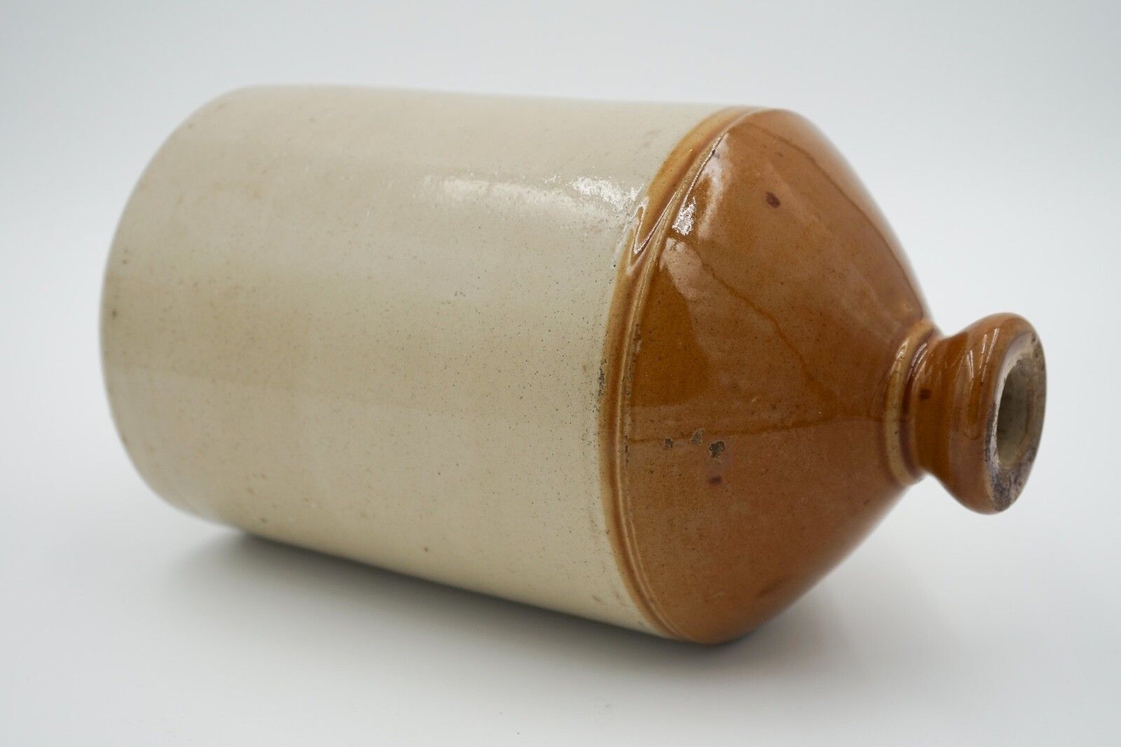 Decorative English Antique Stoneware Jug Flower Vase photo vintage