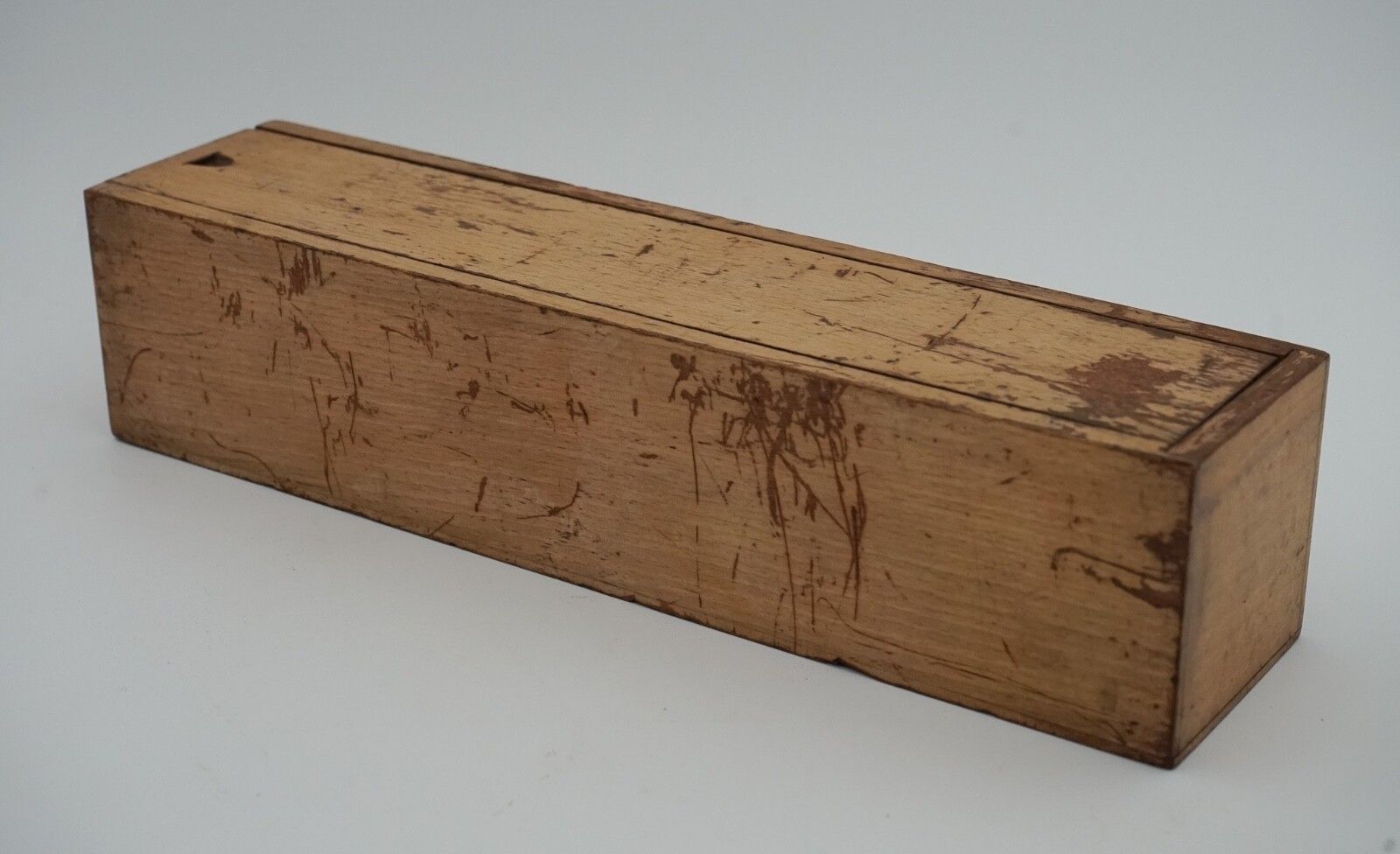 Late 19th Century Box Of Traditional Game Niner Dominos With Stunning Patina photo Home Decor