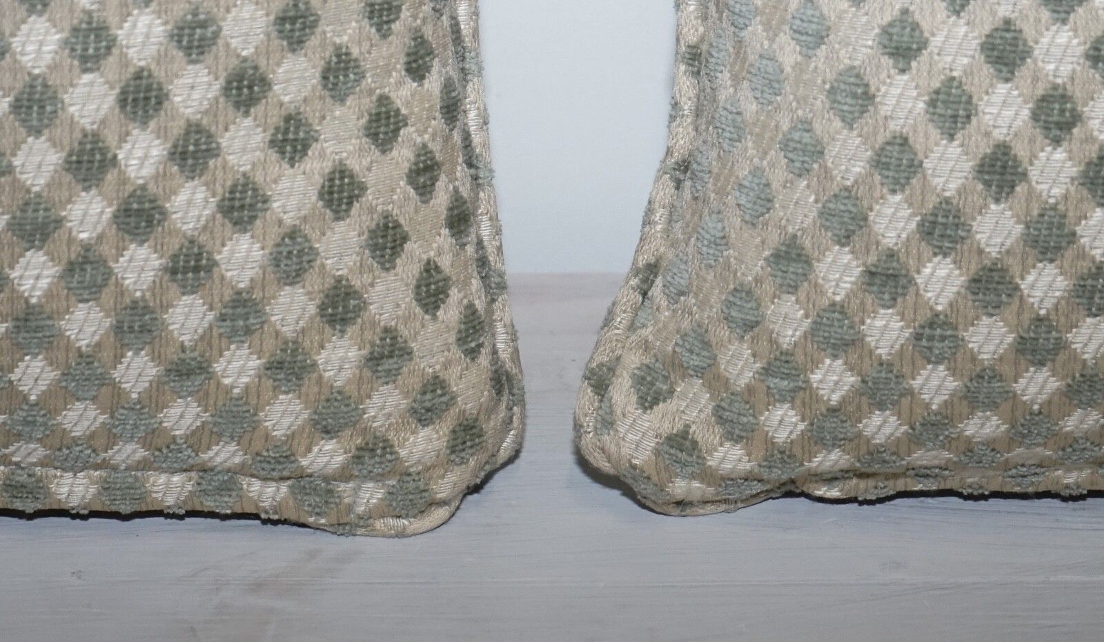 Vintage Duresta Duck Scatter Cushion Cream And Sage photo vintage