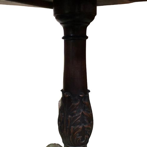 Georgian Mahogany Tilt Top Supper Table, 19th Century photo vintage