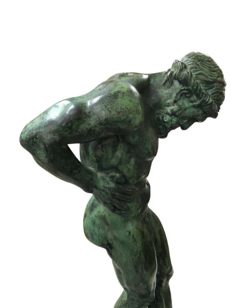 20th Century Large Bronze Statue Of Atlas photo for sale