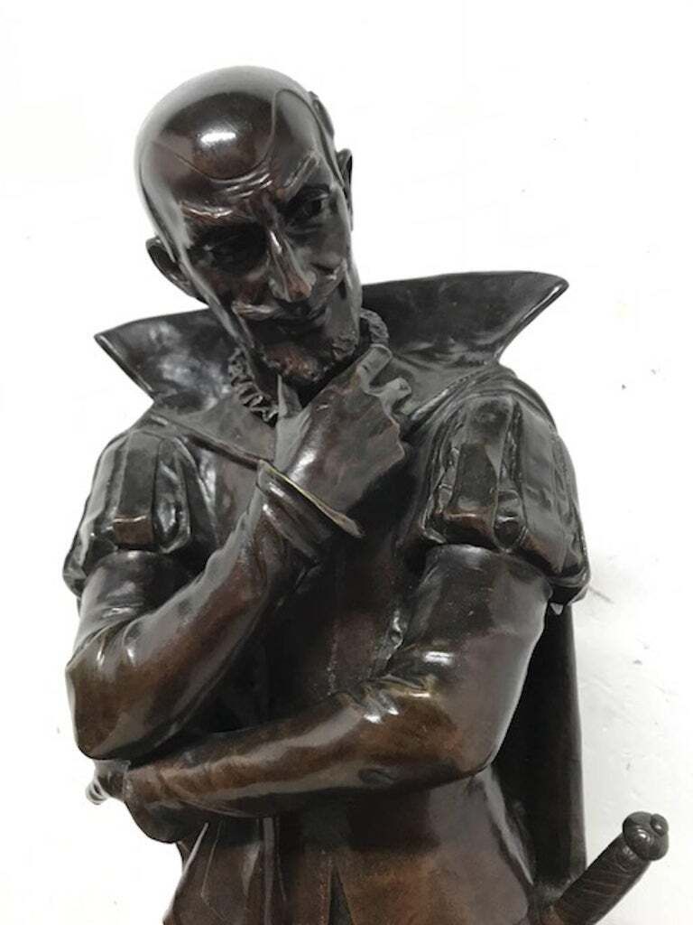 18th Century Bronze Statue Of A Shakespearian Character photo furniture