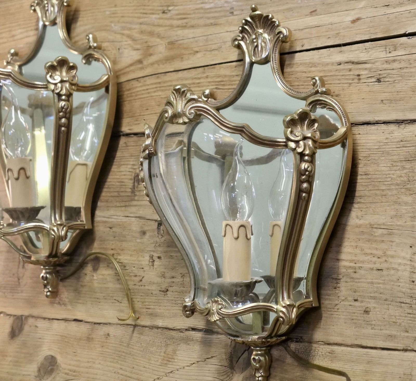 Set Of 3 Louis XV Maison Arlus Style French Wall Lights photo for sale