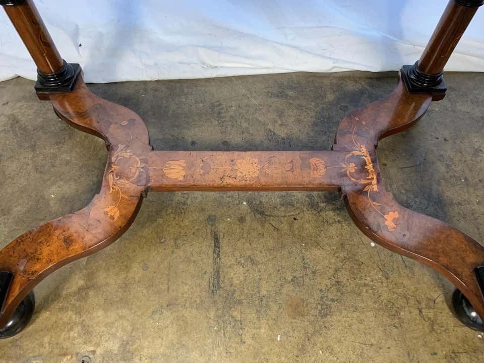 18th Century Dutch Burr Walnut And Marquetry Inlaid Table photo 8500.0