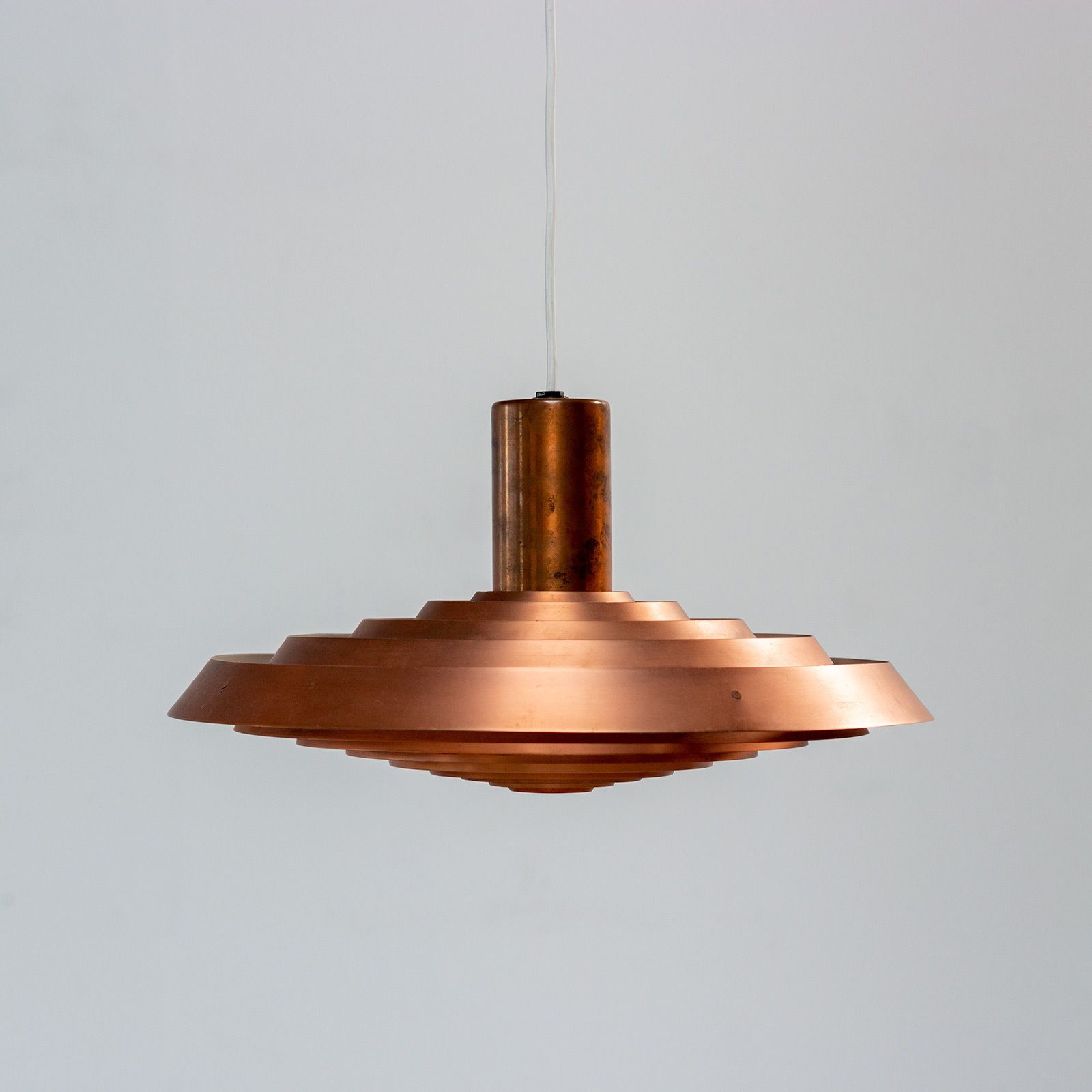 Poul Henningsen For Louis Poulsen Copper Pendant Tallerken 1950 photo furniture