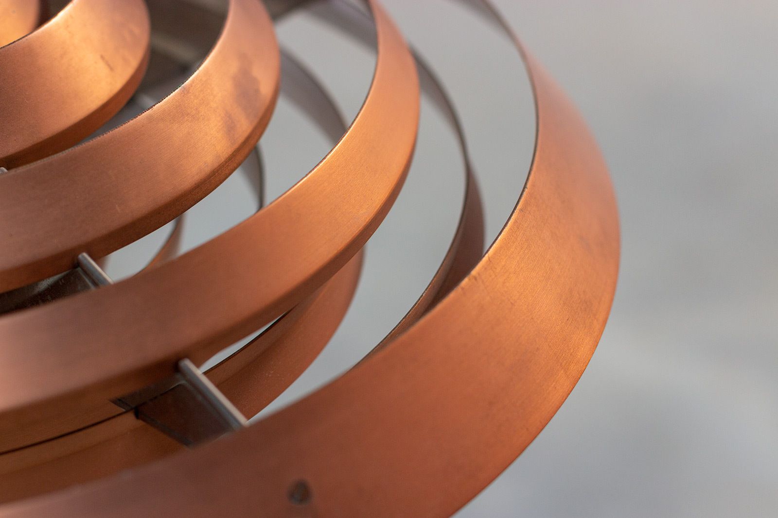 Poul Henningsen For Louis Poulsen Copper Pendant Tallerken 1950 photo 2950.0