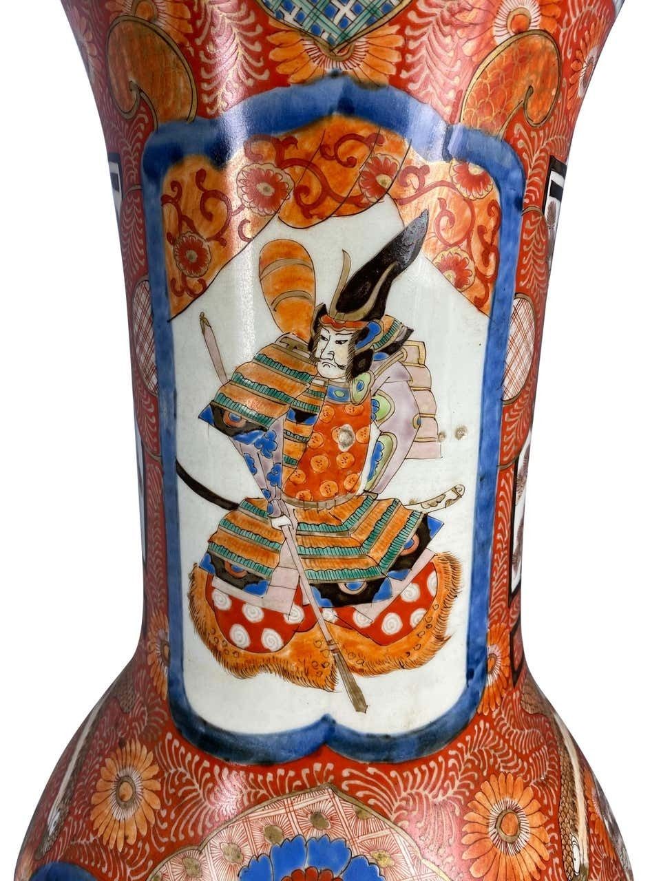 Grand Japanese Imari Vase, Late 19th Century photo Home Decor