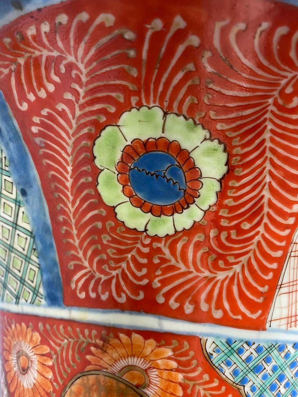 Grand Japanese Imari Vase, Late 19th Century photo vinterior