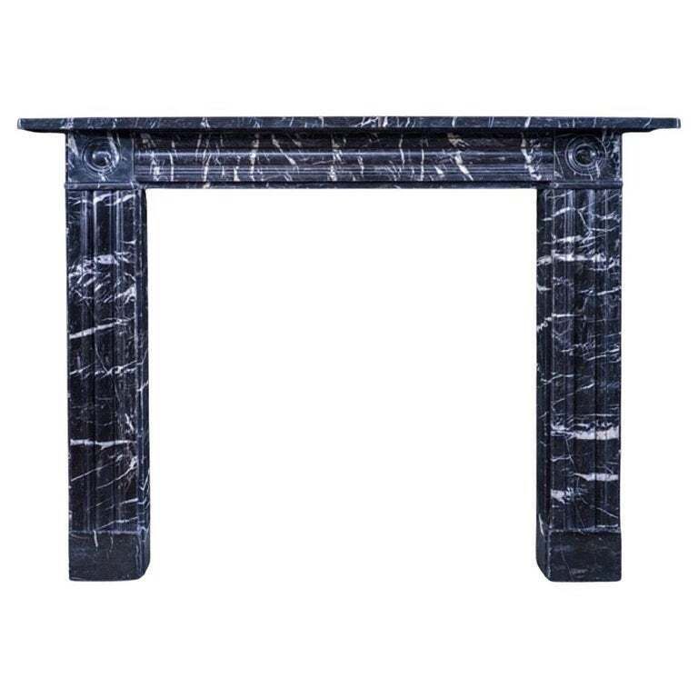 Regency Style Solid Marble Fireplace