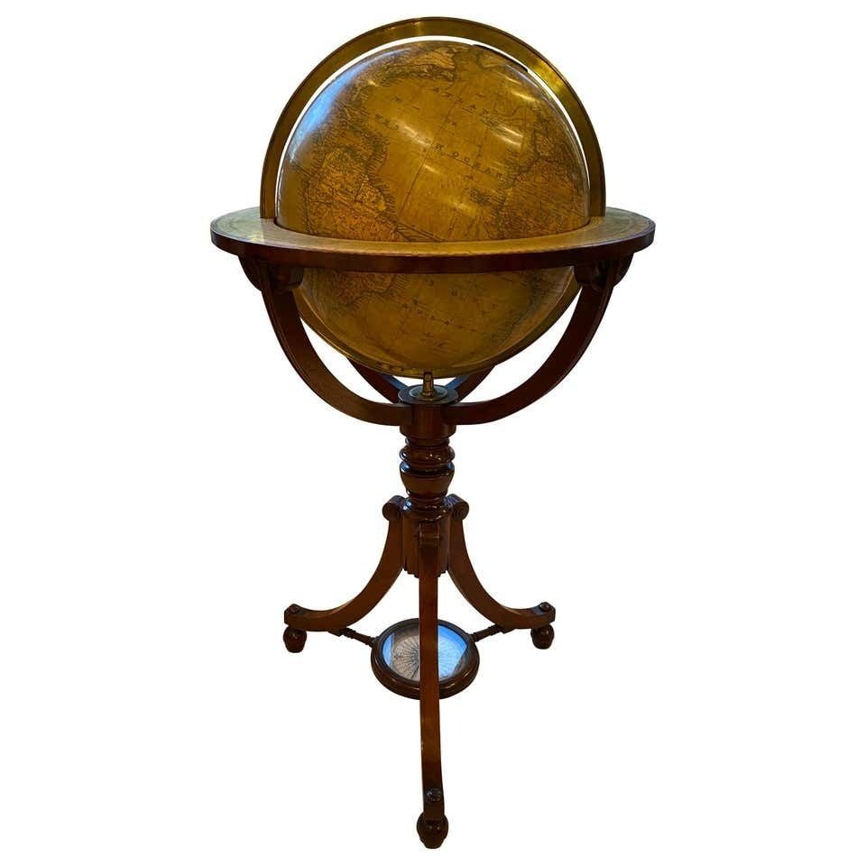 19th Century English Globe By Renowned Cartographers John Newton And Son